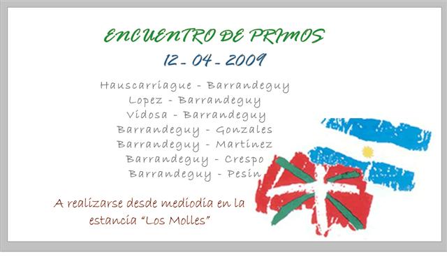 Barrandeguy 2009 - Cartel 